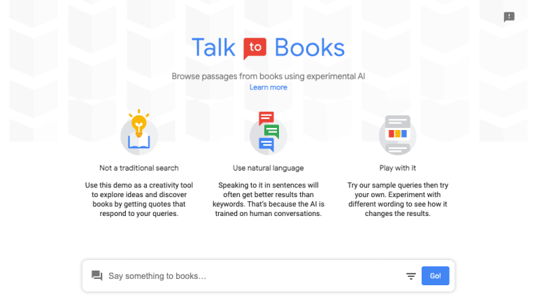 Talk to Books (Google)