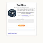 Text-Mixer