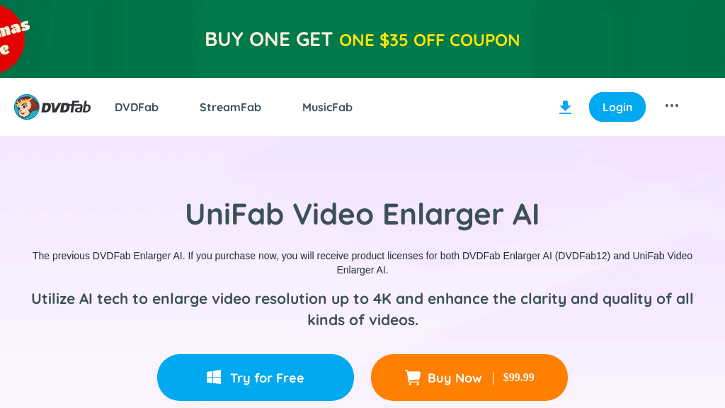 UniFab Video Enlarger AI