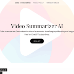 Video Summarizer AI