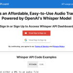 WhisperAPI