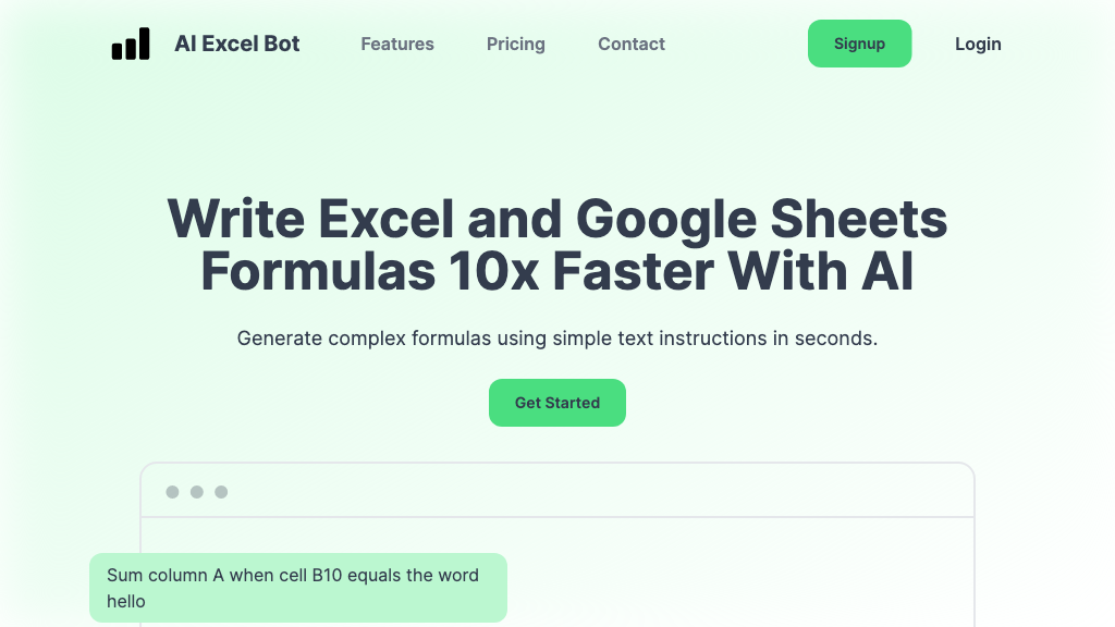 AI Excel Bot