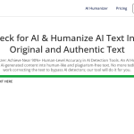 AI text humanizer