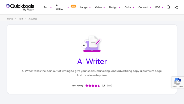 AI Writer by Picsart