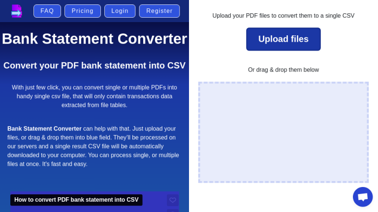 Bank Statement Converter