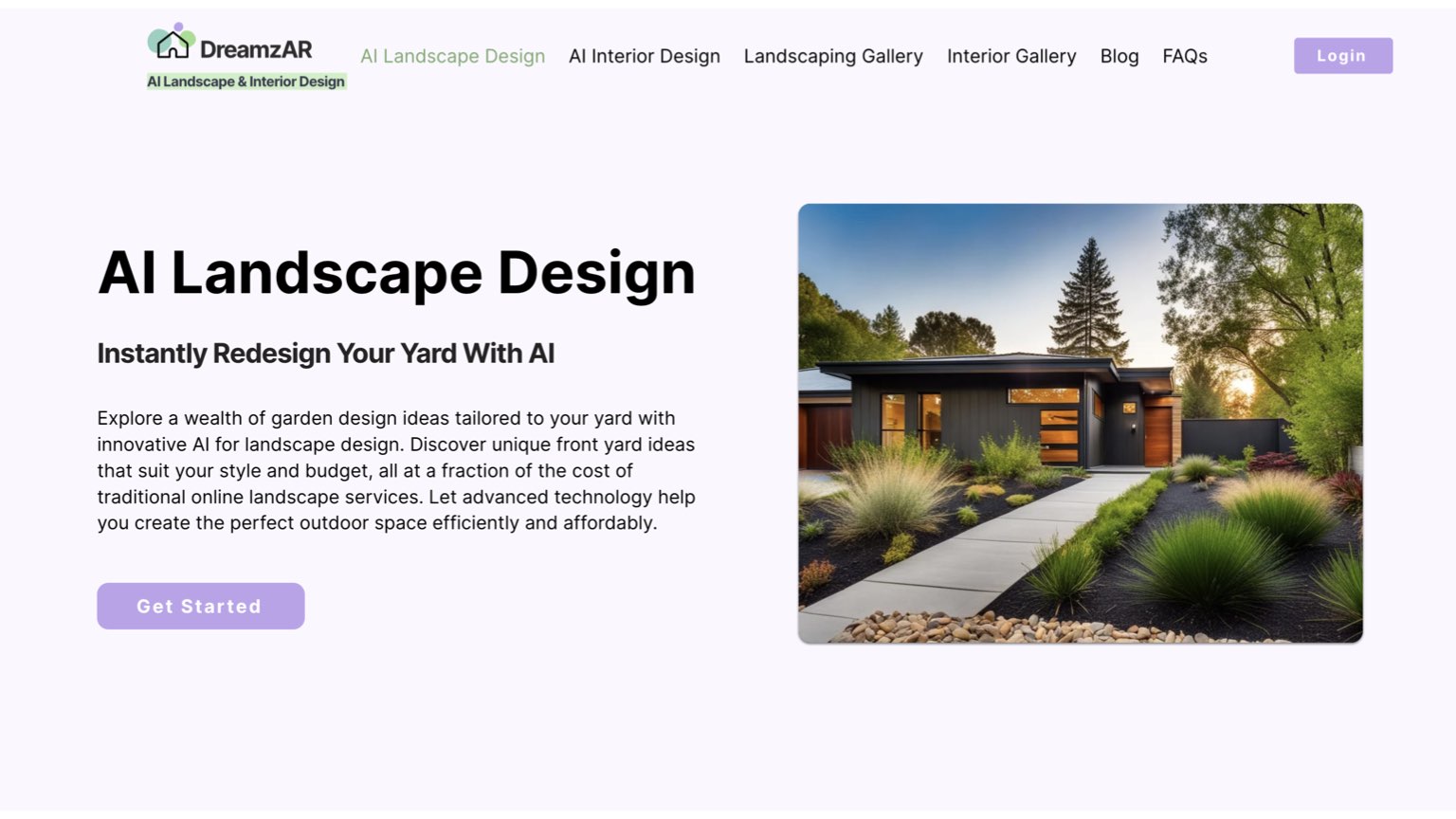 DreamzAR AI Landscape Design