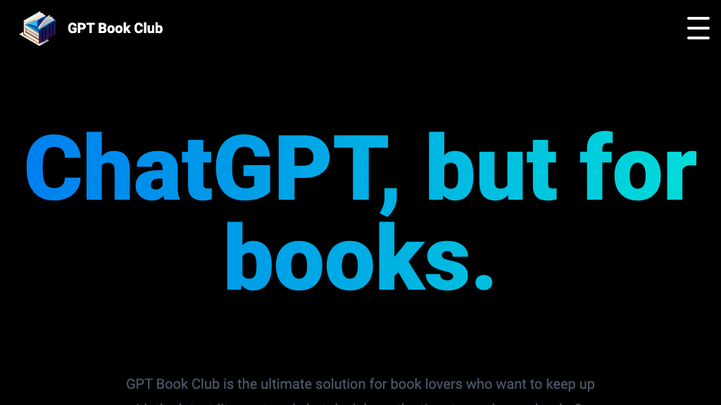 GPT Book Club