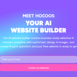 Hocoos AI Website Builder