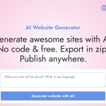 Mobirise AI Website Generator