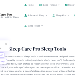 Sleep Intelligence Tools